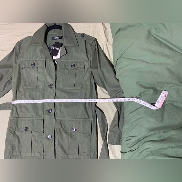 NWT Ralph Lauren Short Belted Trench - Picture 13 of 14